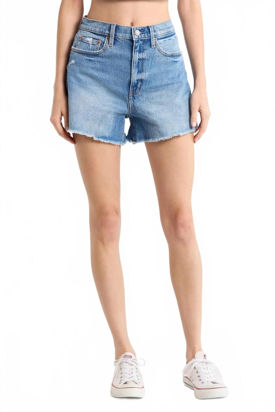 NEW DAZE knockout high rise shorts in alter ego